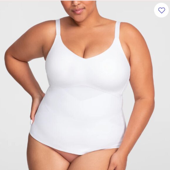 NWT Honeylove LiftWear Cami Bra Top with Built in Shaping Color White Size L - Picture 1 of 14